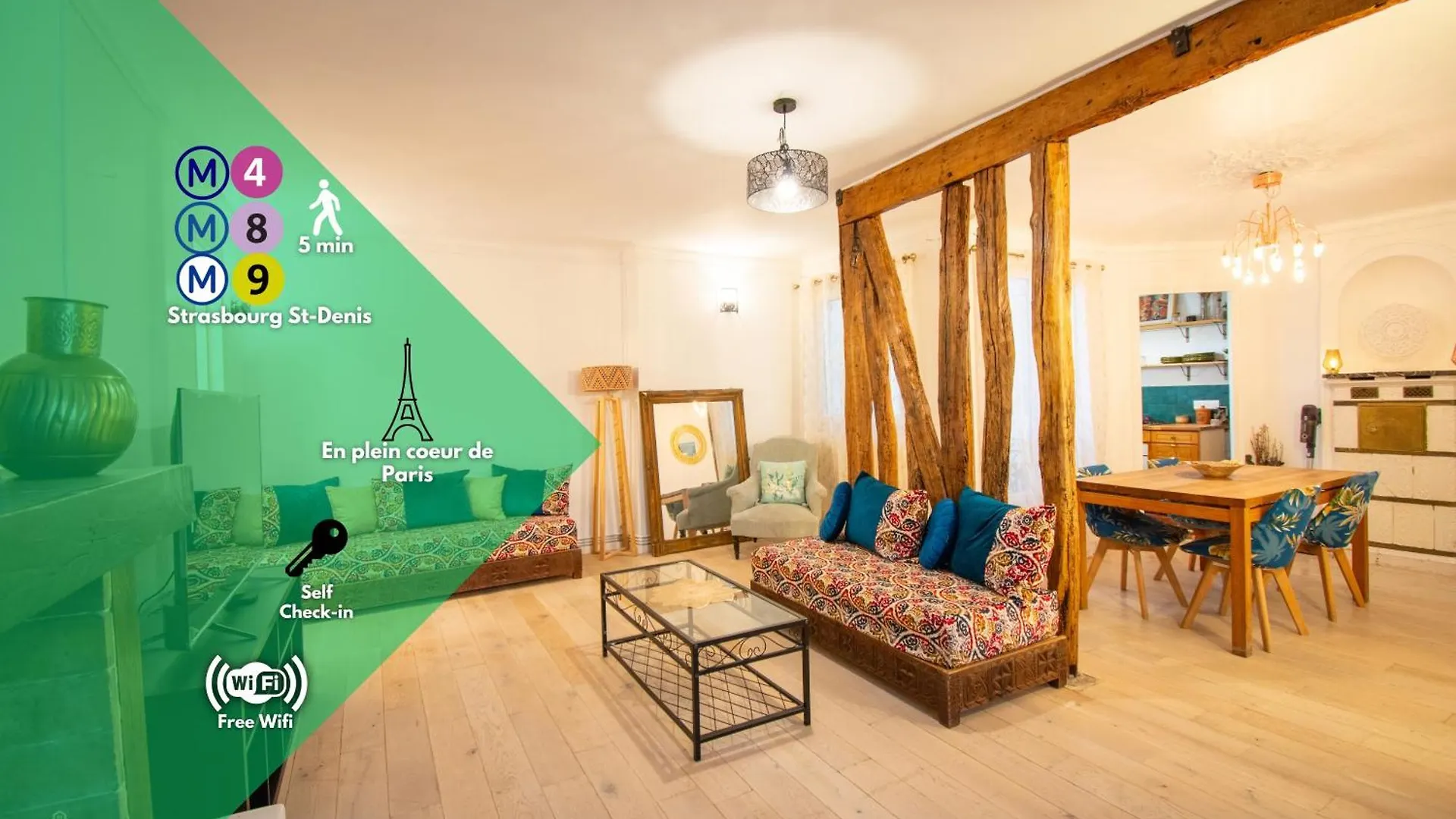 Wonderful Typical Flat 3 Bedrooms / 6 Pax